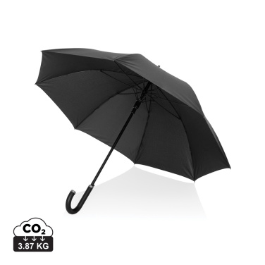 Logotrade business gifts photo of: Swiss Peak Vero Aware™ RPET 25” umbrella w luxe handle