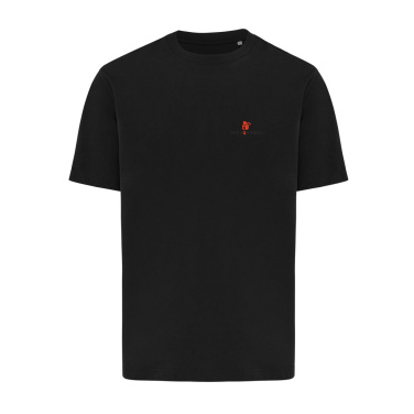Logo trade promotional gifts picture of: IQONIQ Nikko heavyweight recycled cotton t-shirt