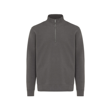 Logotrade corporate gifts photo of: IQONIQ Elgon recycled cotton quarter zip sweater