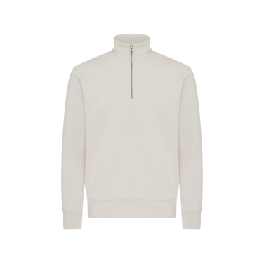 Logo trade promotional items image of: IQONIQ Elgon recycled cotton quarter zip sweater