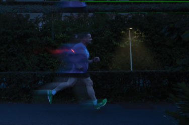 Logotrade promotional merchandise photo of: Lumi Sprint RCS rplastic LED re-chargeable running light