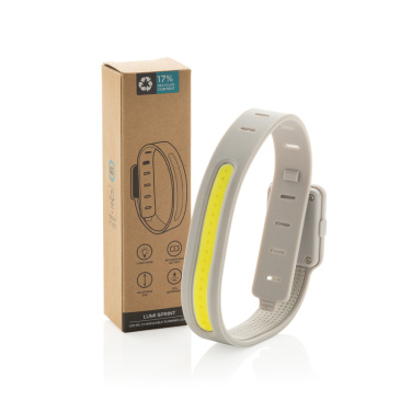 Logotrade promotional items photo of: Lumi Sprint RCS rplastic LED re-chargeable running light