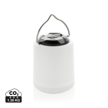 Logo trade advertising products picture of: Limio RCS recycled plastic portable re-chargeable table lamp