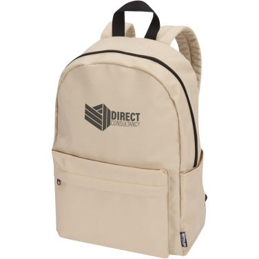 Logo trade promotional products image of: Byron 14" GRS recycled city laptop backpack 16L