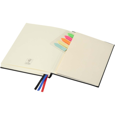 Logo trade promotional items picture of: Alder A5 hard cover notebook