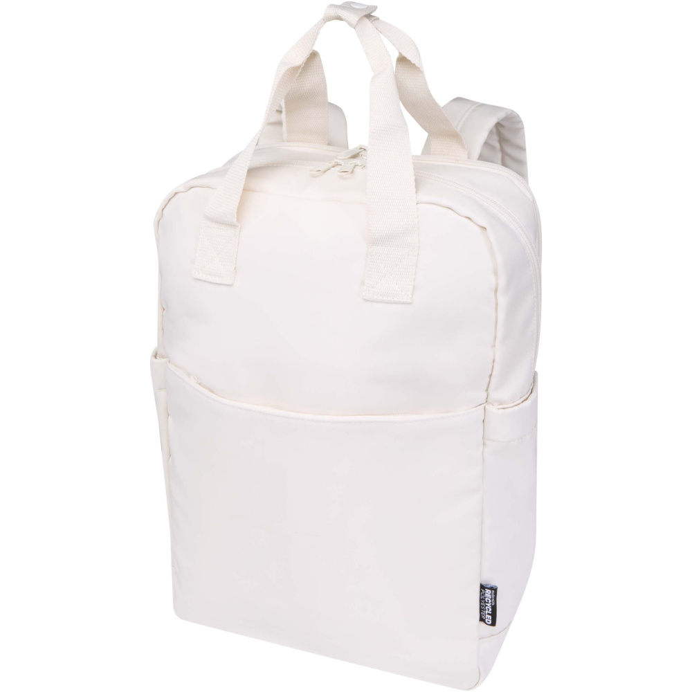 Logotrade corporate gift image of: Trip 14” Aware™ recycled travel laptop backpack 9L