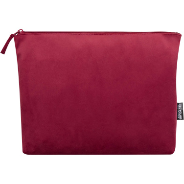 Logotrade promotional merchandise picture of: Swift GRS recycled velvet toiletry bag set