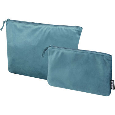 Logo trade promotional merchandise picture of: Swift GRS recycled velvet toiletry bag set