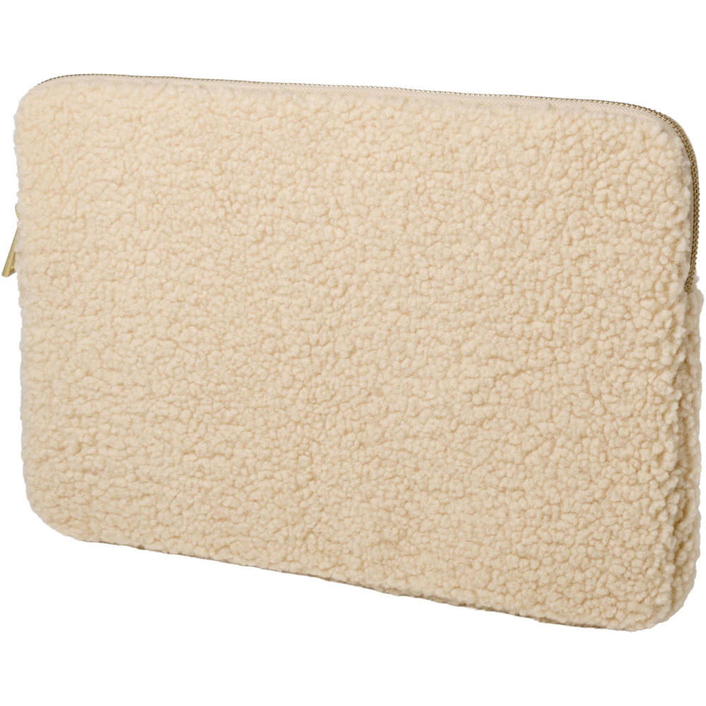 Logotrade business gift image of: Bear 13" GRS recycled sherpa laptop sleeve 2L