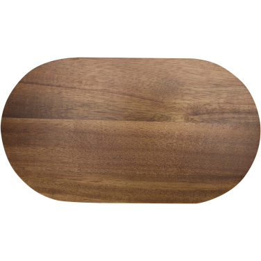 Logo trade promotional products image of: Edge acacia wood serving tray
