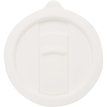 Logotrade promotional item image of: Carter 450 ml ceramic mug with plastic lid