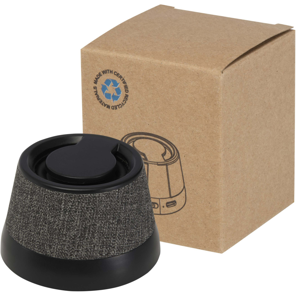 Logo trade promotional product photo of: Horna 3W recycled plastic magnetic wireless speaker