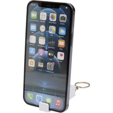 Logotrade corporate gift image of: Aggia recycled plastic phone stand with fidget toy