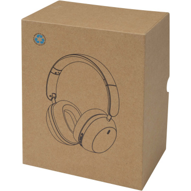 Logotrade business gift image of: Hoggar recycled plastic over-ear foldeable ANC and ENC headphones