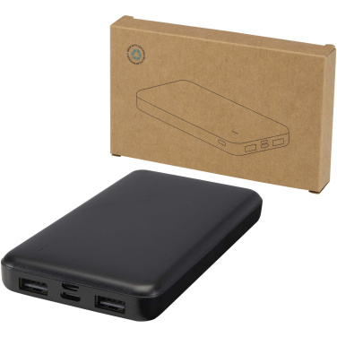 Logo trade corporate gifts picture of: Intan 10.000 mAh 10W recycled plastic power bank