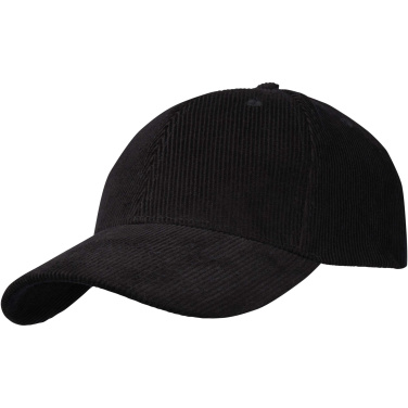 Logotrade advertising products photo of: Hutton 6 panel recycled corduroy cap