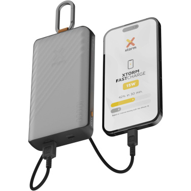 Logotrade promotional merchandise photo of: Xtorm XG2S101 Go2 10.000 mAh 15W solar power bank with light