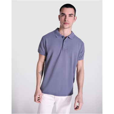 Logo trade promotional merchandise picture of: Cobain short sleeve unisex polo