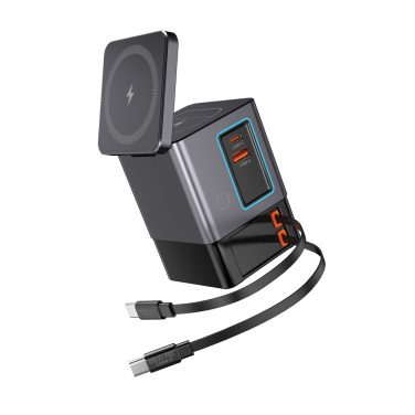 Logotrade promotional product image of: Urban Vitamin Sacramento 105W GAN charger+retractable cables