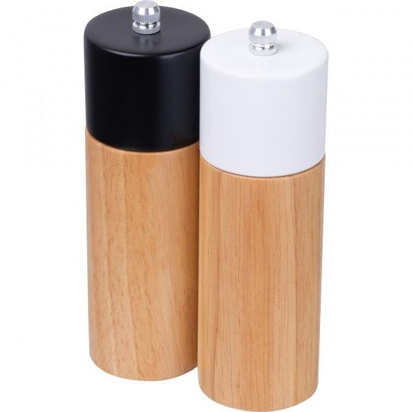 Logo trade corporate gift photo of: Salt & pepper mill set DAKAR