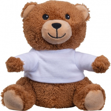 Logo trade promotional merchandise photo of: Plush teddy bear HELSINKI