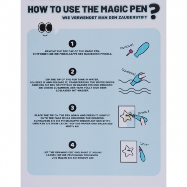 Logotrade promotional merchandise image of: Watercoloring Book ANGERS