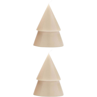 Logotrade promotional items photo of: Originalhome Xmas tree candle set of 2 - M