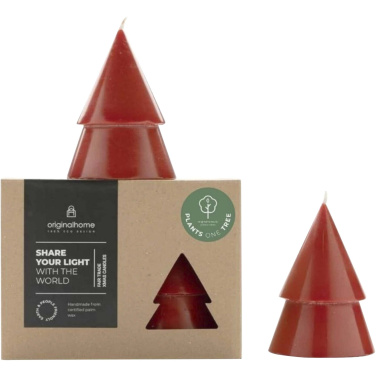 Logo trade promotional merchandise photo of: Originalhome Xmas tree candle set of 2 - M