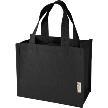 Logotrade promotional products photo of: Odessa 220 g/m² GRS recycled cotton mini gusset tote bag 9L