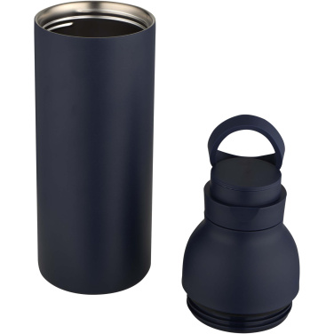 Logotrade business gift image of: Illuminate 650 ml RCS recycled double wall stainless steel water bottle with 3-piece lid set