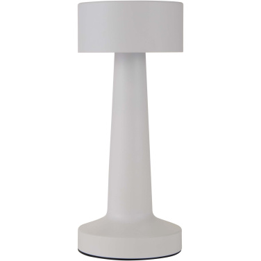 Logo trade promotional merchandise picture of: Aludra rechargeable dimmable table lamp with 3 light modes