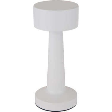 Logo trade advertising products image of: Aludra rechargeable dimmable table lamp with 3 light modes