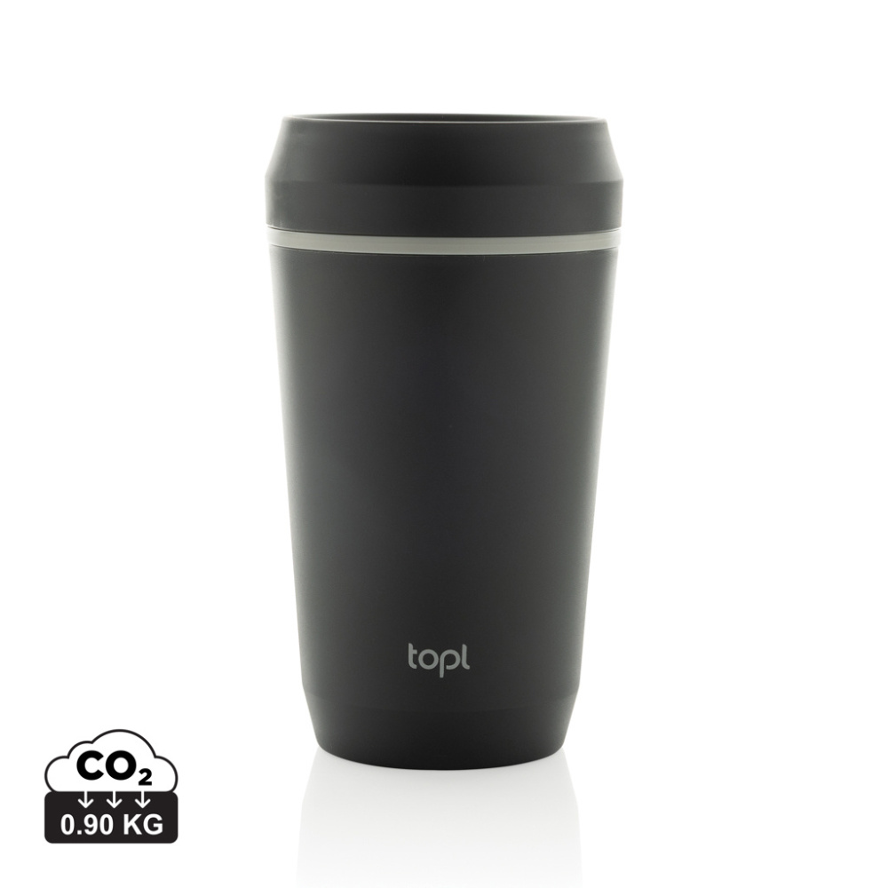 Logo trade promotional merchandise photo of: Topl Recycled Plastic To Go Tumbler Patented 360 Lid 354ml