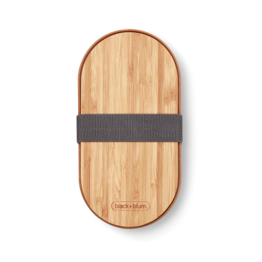 Logo trade corporate gift photo of: Black+Blum Stainless Steel Double Bento Box