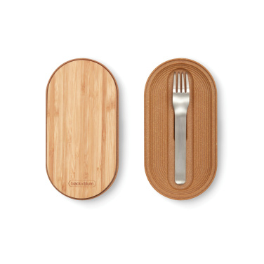 Logotrade promotional merchandise photo of: Black+Blum Stainless Steel Double Bento Box