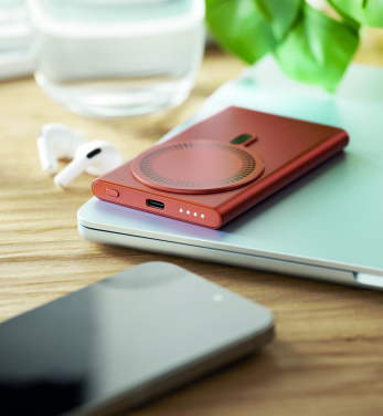 Logo trade advertising product photo of: Wireless charger power bank