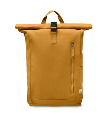 Logotrade promotional gift picture of: Roll top backpack 390 gr/m²