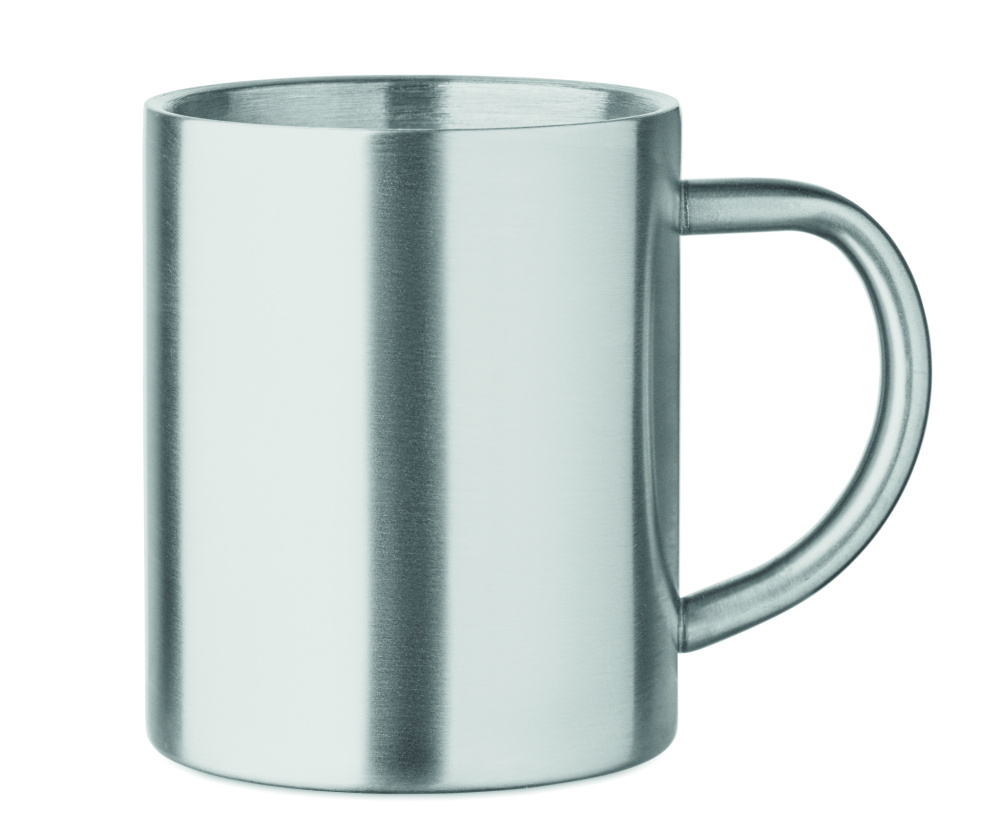 Logo trade promotional giveaways image of: Recycled stainless steel mug