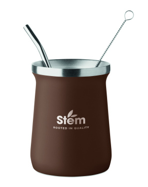 Logo trade promotional items image of: Yerba mate tea cup