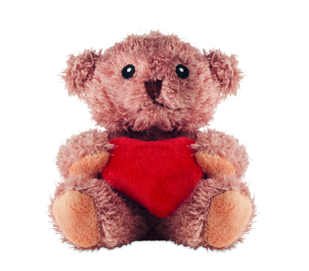 Logotrade advertising product picture of: Teddy bear plush with heart