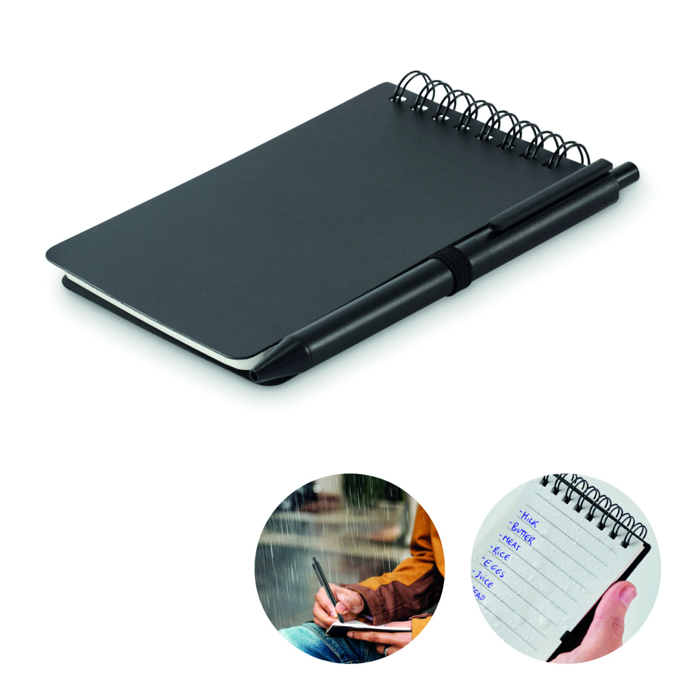 Logo trade promotional items picture of: Water repellent notepad
