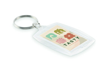 Logo trade advertising product photo of: Classic acrylic keyring