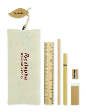 Logo trade advertising products image of: Stationery set