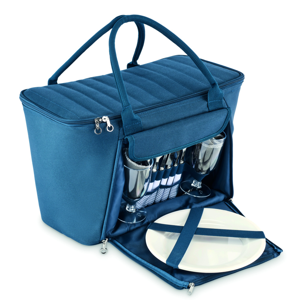 Logo trade promotional gifts image of: RPET picnic cooler bag
