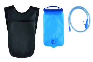 Logo trade promotional giveaways image of: Sports backpack 420D PU