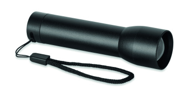Logo trade promotional gifts image of: Aluminium rechargeable torch