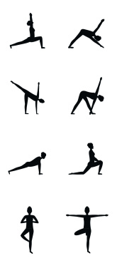 Logotrade promotional giveaway picture of: Yoga mat EVA 4.0 mm with pouch