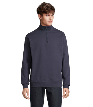 Logo trade promotional items image of: CONRAD Sweat Zip Collar