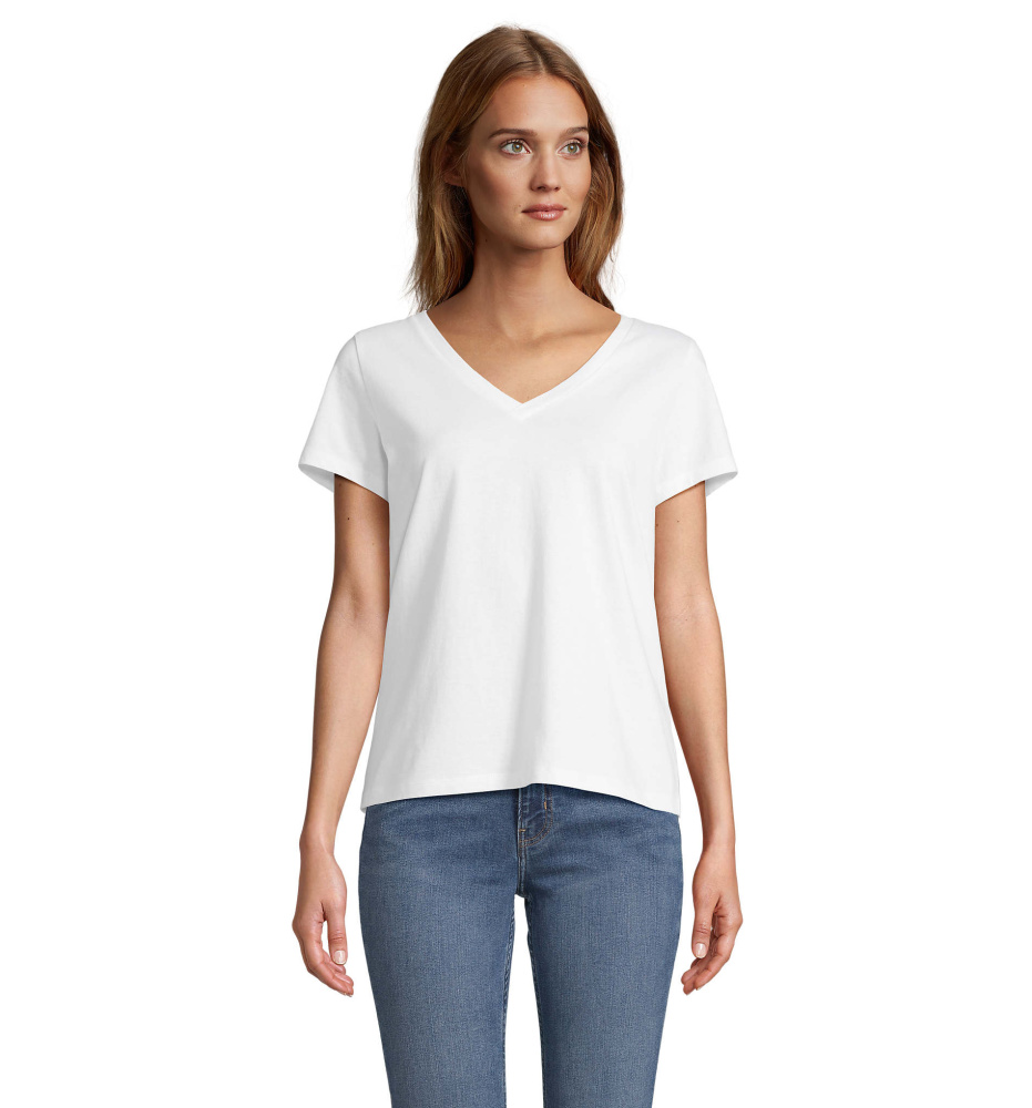 Logo trade business gift photo of: REGENT V T-SHIRT WOMEN