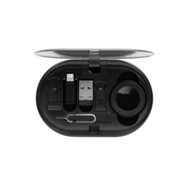 Logo trade promotional items image of: Chargevix RCS rplastic Multi-functional 60W charging set